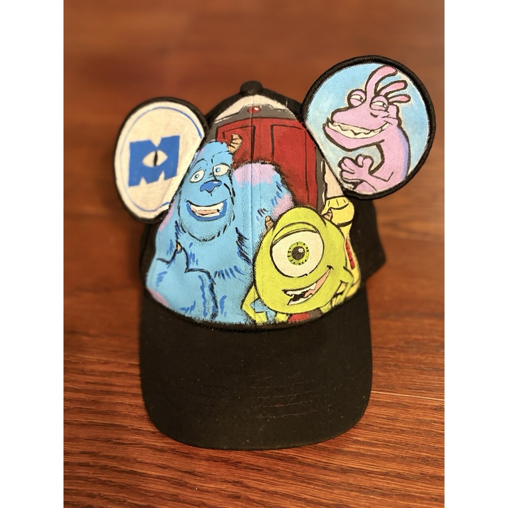 Disney Mickey Ears Hat‎ Hand Painted Monsters Inc Infant/ Toddler Size